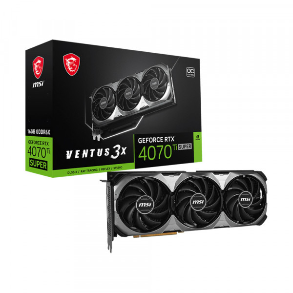 Card Màn Hình MSI GeForce RTX 4070 Ti SUPER 16G VENTUS 3X OC