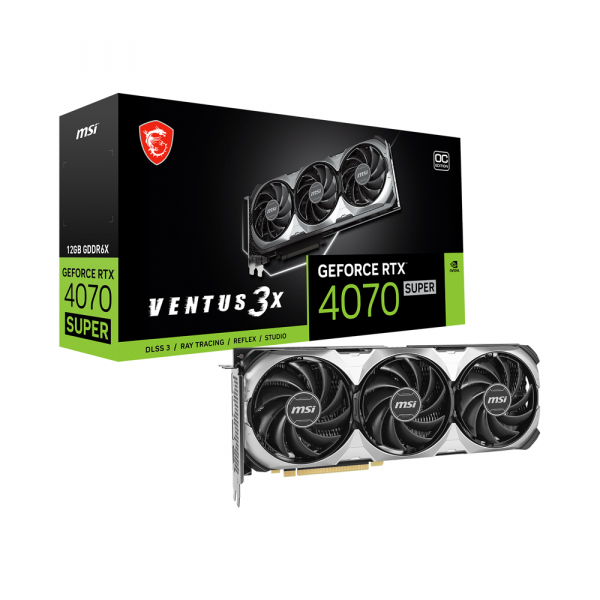 Card Màn Hình MSI GeForce RTX 4070 SUPER 12G VENTUS 3X OC