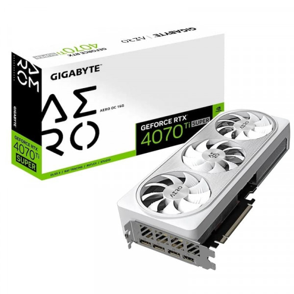 Card màn hình Gigabyte GeForce RTX 4070 Ti SUPER AERO OC 16G