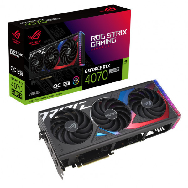 Card màn hình Asus ROG Strix GeForce RTX™ 4070 SUPER 12GB GDDR6X OC Edition