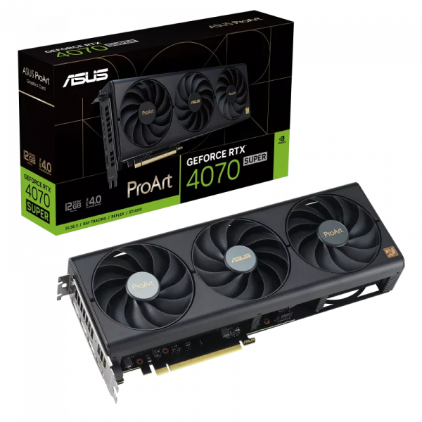 Card màn hình Asus ProArt GeForce RTX™ 4070 SUPER 12GB GDDR6X OC Edition