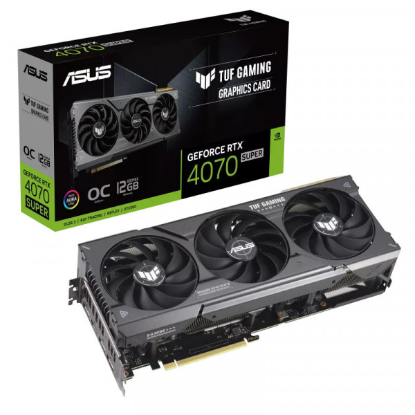 Card màn hình Asus TUF Gaming GeForce RTX 4070 SUPER 12GB GDDR6X OC Edition