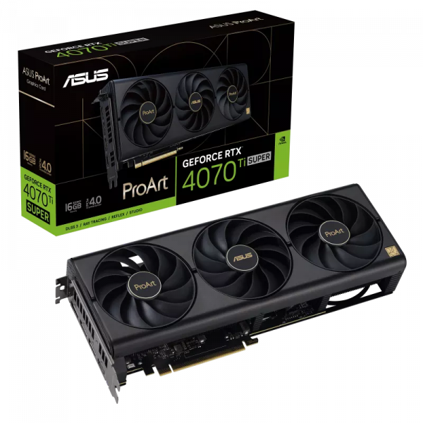 Card Màn hình Asus ProArt GeForce RTX 4070 Ti SUPER 16GB GDDR6X