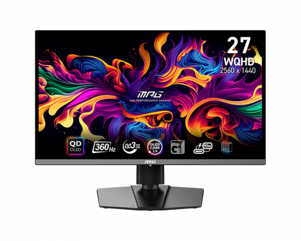 Màn Hình MSI MPG 271QRX QD-OLED 26.5 Inch/ WQHD /QD-OLED/ 360Hz/ 0.03ms