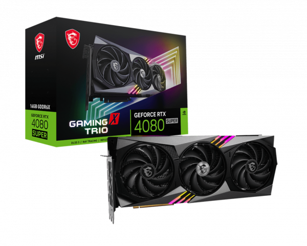 Card màn hình MSI GeForce RTX 4080 SUPER 16G GAMING X TRIO