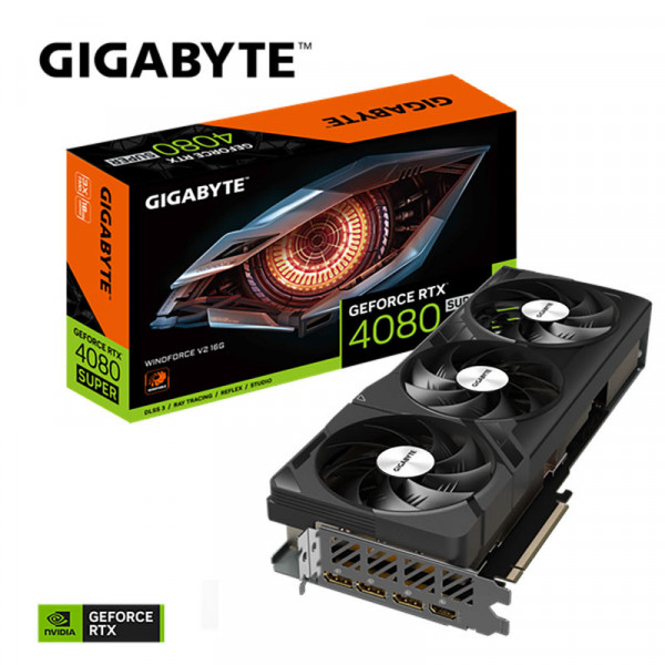 Card Màn Hình Gigabyte GeForce RTX 4080 SUPER WINDFORCE V2 16G (GV-N408SWF3V2-16GD)