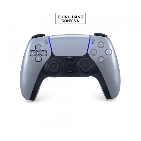 Tay Cầm Chơi Game Sony PS5 DualSense Sterling silver (CFI-ZCT1G 08) - Chính hãng