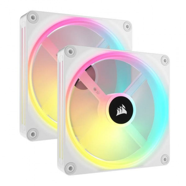 Quạt Máy Tính Corsair iCUE LINK QX140 RGB White - Starter Kit