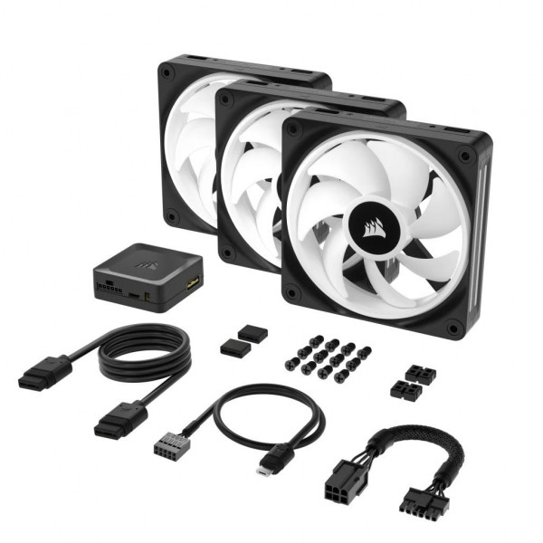 Bộ điều khiển quạt máy tính và dây đèn RGB Corsair iCUE LINK System Hub