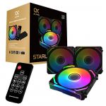 Quạt Tản Nhiệt Xigmatek Starlink ARGB Pack 3 Fan Black