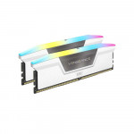 RAM Corsair Vengeance RGB 32GB (16GBx2) DDR5 Bus 5200MHz White (CMH32GX5M2B5200C40W)