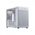 Vỏ Case ASUS PRIME AP201TG White (M-ATX/ Màu Trắng/ Kèm 1 fan)