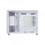 Vỏ Case ASUS PRIME AP201TG White (M-ATX/ Màu Trắng/ Kèm 1 fan)