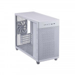 Vỏ Case ASUS PRIME AP201TG White (M-ATX/ Màu Trắng/ Kèm 1 fan)