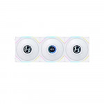 Fan Lian Li TL120 LCD Triple Pack White - 12TLLCD3W (3 Fan/ Màn Hình LCD/ LED Vô Cực)
