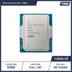 CPU Intel Core Ultra 7 265K Up 5.5 GHz/ 20 Nhân 20 Luồng/ Arrow Lake-S - Hàng Tray