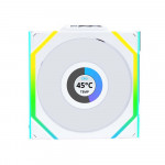 Quạt Tản Nhiệt Lian-Li UNI Fan SL Wireless LCD 120 Triple White (12SLLCD1W3W)
