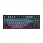 Bàn Phím Cơ Gaming DAREU EK87 v2 PBT Gray Black (2 Sides RGB Strip, Multi-Led, PBT Double Shot OEM Profile, DareU Dream Switch)