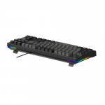 Bàn Phím Cơ Gaming DAREU EK87 v2 PBT Gray Black (2 Sides RGB Strip, Multi-Led, PBT Double Shot OEM Profile, DareU Dream Switch)