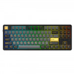 Bàn Phím Cơ Gaming DAREU EK87 PRO - Black Golden (Triple Mode, Cherry PBT Double Shot, Gasket Mount, RGB)
