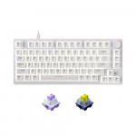 Bàn Phím Cơ Gaming DAREU EK75 White (2 Sides RGB Strip, DareU Dream / Firefly Switch, Type-C)