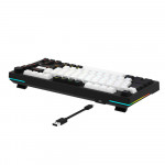 Bàn Phím Cơ Gaming DAREU EK75 White x Black (2 Sides RGB Strip, DareU Dream Switch, Type-C)