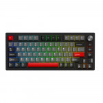 Bàn Phím Cơ Gaming DAREU EK75 PRO AL Black Red - Cloud Switch