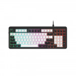 Bàn Phím Cơ Gaming DAREU EK98 White x Black (Multi-Led, PBT Double Shot OEM profile, DareU Dream / Firefly sw)