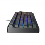Bàn Phím Cơ Gaming DAREU EK1280X Black-Grey (Waterproof, Optical switch, Multi LED)