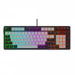 Bàn Phím Cơ Gaming DAREU EK98X PBT Black-Grey (Waterproof, Optical Switch, Multi LED)