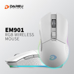 Chuột Gaming DAREU EM901 RGB - Màu Trắng 