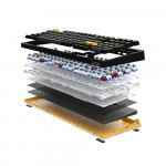 Bàn Phím Cơ Gaming DAREU EK98 Pro Black-Golden Cloud Switch