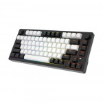 Bàn Phím Cơ Gaming DAREU EK75 PBT White Black (2 Sides RGB Strip, Multi-Led, PBT Double Shot OEM Profile, DareU Dream Switch)