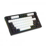 Bàn Phím Cơ Gaming DAREU EK75 PBT White Black (2 Sides RGB Strip, Multi-Led, PBT Double Shot OEM Profile, DareU Dream Switch)