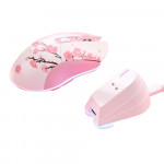 Chuột Gaming DAREU EM901X RGB Pink - Superlight Fast Charging Dock
