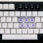 Bàn Phím Cơ Gaming DAREU EK104 White Black (2 Sides RGB Strip, Multi-Led, PBT Double Shot OEM Profile, DareU Dream/Firefly Switch)