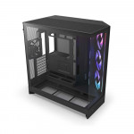 Vỏ Case NZXT H9 Flow RGB (2025) All Black (CM-H92FB-R1)