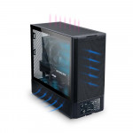 Vỏ Case Lian Li LANCOOL Digital 207DX Black - LAN207DX