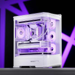 Vỏ Case Jonsbo D400 White (Mid Tower/ ATX/ Trắng)