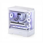 Vỏ Case Jonsbo D400 White (Mid Tower/ ATX/ Trắng)