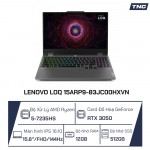 Laptop Lenovo LOQ 15ARP9-83JC00HXVN Ryzen 5-7235HS/ 12GB/ 512GB/  RTX3050 6G/ 15.6 inch FHD 144Hz/ Win 11/ Xám