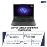 Laptop Lenovo LOQ 15IAX9 83GS000RVN i5-12450HX/ 16GB/ 512GB/ RTX 4050 6GB/ 15.6 inch FHD/ Win 11/ Xám
