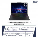 Laptop Lenovo Legion Pro 5 16IAX10 83F3003VVN Ultra 9-275HX/ 32GB/ 1TB/ RTX5060 8GB/ 16 inch WQXGA 165Hz/ Office/ Win 11/ Eclipse Black