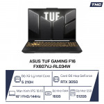 Laptop Asus TUF Gaming F16 FX607VJ-RL034W Core 5-210H/ 16GB/ 512GB/ RTX3050 6GB/ 16 inch WUXGA 144Hz/ Win 11/ Xám