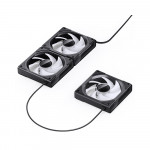 Quạt Tản Nhiệt Jonsbo ZK-120B 3 In 1 Infinity Black 