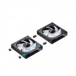 Quạt Tản Nhiệt Jonsbo ZK-120B 3 In 1 Infinity Black 
