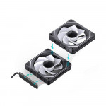 Quạt Tản Nhiệt Jonsbo ZL-120BR 3 In 1 Infinity Reverse Black