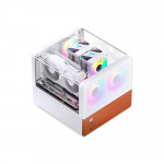 Vỏ Case Jonsbo V12 White (Mini Tower/ M-ATX/ Trắng)