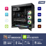 PC Đồ Họa Render 3D - Ryzen 7 9800X3D/ 32GB/ RTX 5070Ti