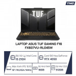 Laptop Asus TUF Gaming F16 FX607VU-RL045W Core 5 210H/ 16GB/ 512GB/ RTX 4050/ 16 Inch WUXGA/ Win 11/ Xám